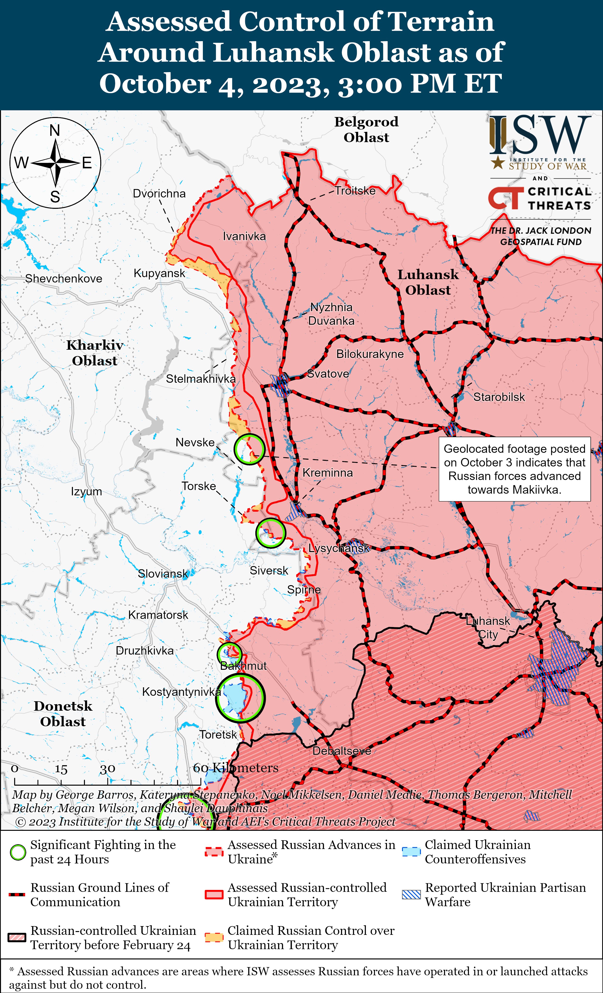 Russian Offensive Campaign Assessment October 4 2023 Institute